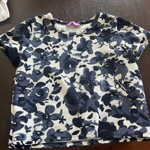 Blue and white women’s blouse